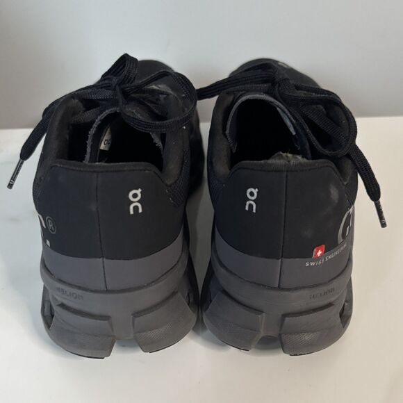 On Cloud Women Running Cloudtech Shoes Sneakers Flaws/Beater All Black Size 9.5 - Picture 3 of 10